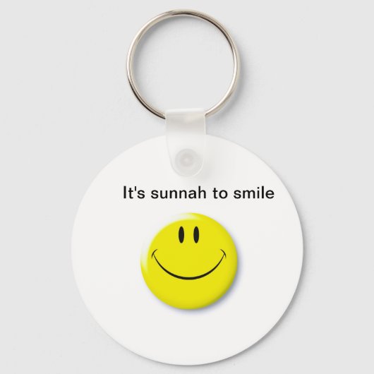 Sunnah glimlach sleutelhanger (Voorkant)
