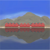 Sunndalsøra Noorwegen Sticker (Voorkant)