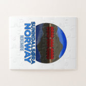 Sunndalsøra Nordmøre Noorwegen Legpuzzel (Horizontaal)