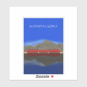 Sunndalsøra Nordmøre Noorwegen Sticker