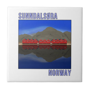Sunndalsora Norway Scandinavian Tegeltje