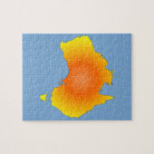 Sunny Australia Map Legpuzzel (Horizontaal)