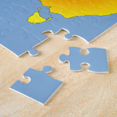 Sunny Australia Map Legpuzzel (Zijkant)