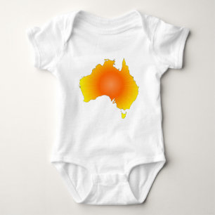 Sunny Australia Map Romper