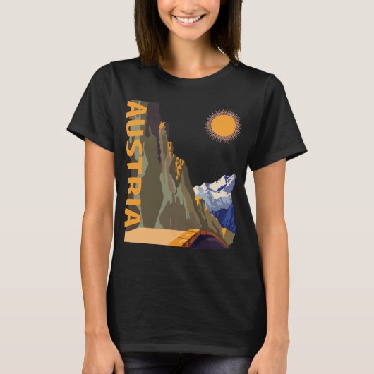 Sunny Austria T-shirt (Voorkant)