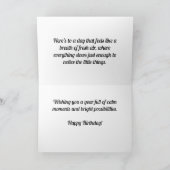 Sunny Autumn Forest - Persoonlijke Kaart (Binnen)