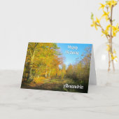 Sunny Autumn Forest - Persoonlijke Kaart (Gele Bloem)