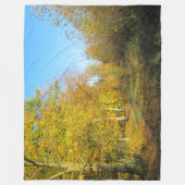 Sunny Autumn Walk - Gepersonaliseerd Fleece Deken (Voorkant)