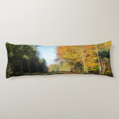 Sunny Autumn Walk - Gepersonaliseerd Lichaamskussen (Achterkant)
