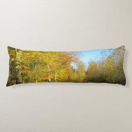 Sunny Autumn Walk - Gepersonaliseerd Lichaamskussen