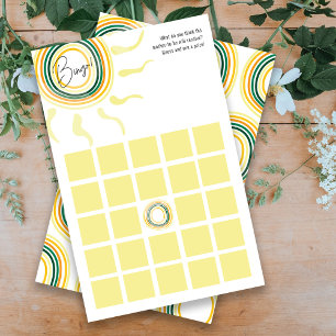 Sunny baby shower spel Bingo