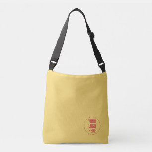 Sunny Beach geel thema merk Logo Crossbody Tas