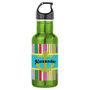 Sunny Beach Stripes Boys Waterfles