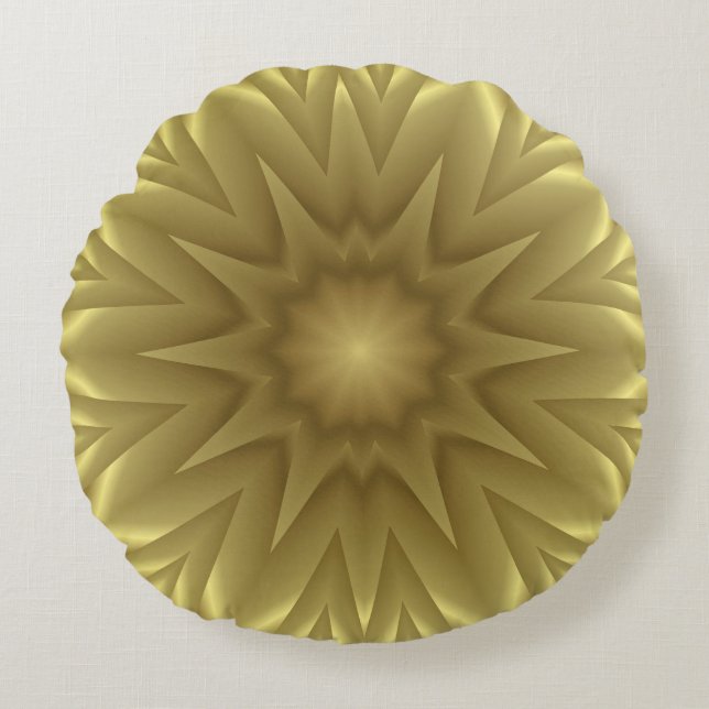 Sunny Bliss : Jaune doré Modèle Coussin (Devant)