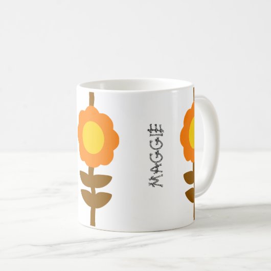 Sunny Bloom Floral Mug (Devant droit)