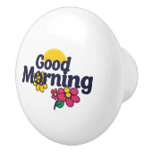 Sunny Bloom Morning Keramische Knop (Rechts)