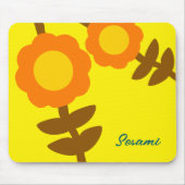  Sunny Bloom Mouse Pad Muismat (Voorkant)