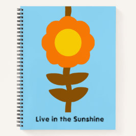 Sunny Bloom Notebook Notitieboek