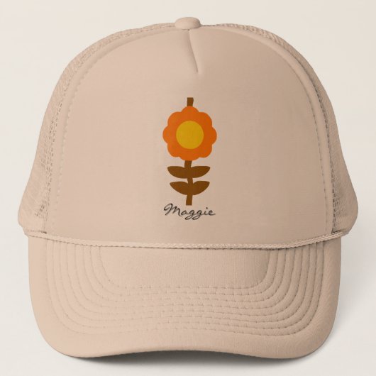 Sunny Bloom Trucker Hat Trucker Pet (Voorkant)