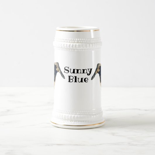 Sunny Blue stein Bierpul (Center)