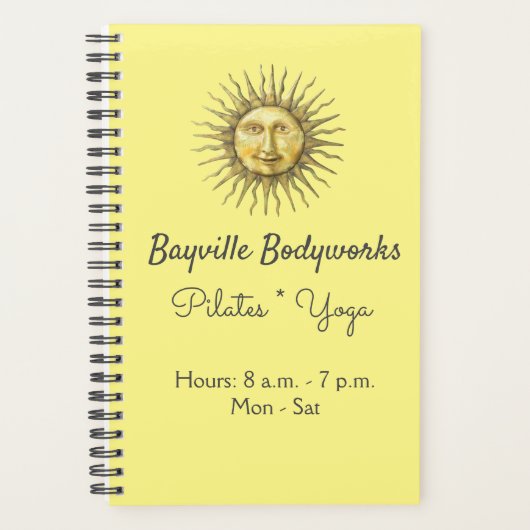 Sunny Bodyworks  Benoemingboek Planner (Voorkant)