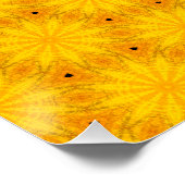 Sunny Boho Dachshund Dog Perfect Poster (Hoek)