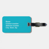 Sunny Bright Sunflower Bagagelabel (Achterkant horizontaal)