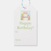 Sunny Bunny gift label Cadeaulabel (Achterkant)