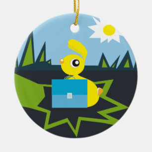 Sunny Bunny Keramisch Ornament