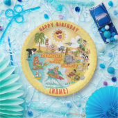 Sunny California Beach Birthday Bord (Feest)