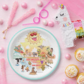 Sunny California Beach Bord (Feest)