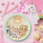 Sunny California Beach Bord (Feest)