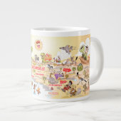 Sunny California Beach Paradise Jumbo Mug (Devant droit)