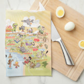 Sunny California Kitchen Towel Theedoek (Quarter Fold)