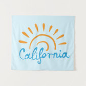 Sunny California Logo Wandkleed (Voorkant (horizontaal))