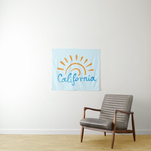 Sunny California Logo Wandkleed (In Situ (horizontaal))