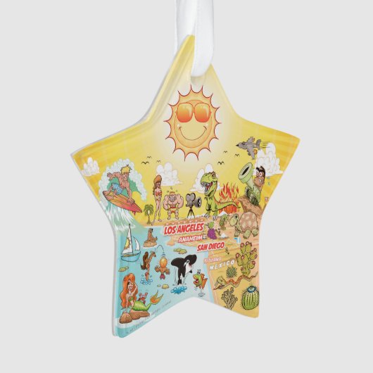 Sunny California Ornament (voorkant)