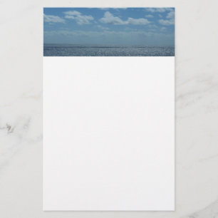 Sunny Caribbean Zee Blue Ocean Briefpapier