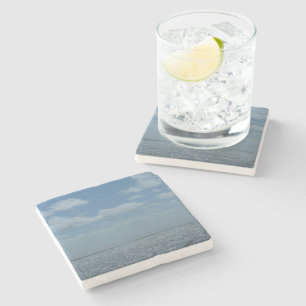 Sunny Caribbean Zee Blue Ocean Stenen Onderzetter