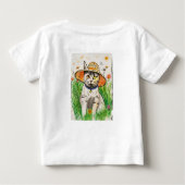 Sunny Cat Delight Kinderen T-shirt (Achterkant)