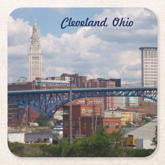 Sunny Cleveland Paper Onderzetter (Voorkant)