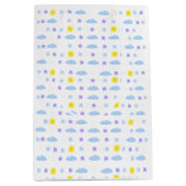 Sunny, Cloudy, Starry Weather Pattern Medium Cadeauzakje (Voorkant)