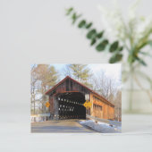 Sunny Coombs Covered Bridge Briefkaart (Staand voorkant)