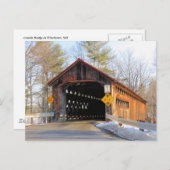 Sunny Coombs Covered Bridge Briefkaart (Voorkant / Achterkant)