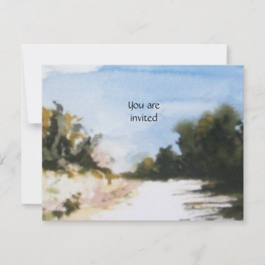 SUNNY COUNTRYSIDE IN TUSCANY KAART (Voorkant)