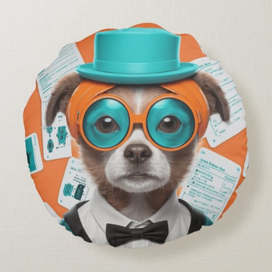 Sunny Coussin rond de chiot (Dos)