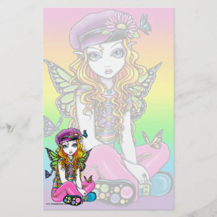 "Sunny" Cute Rainbow Butterfly Fairy Stationery Briefpapier