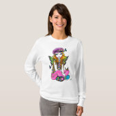 "Sunny" Cute Rainbow Butterfly Fairy Top (Voorkant volledig)