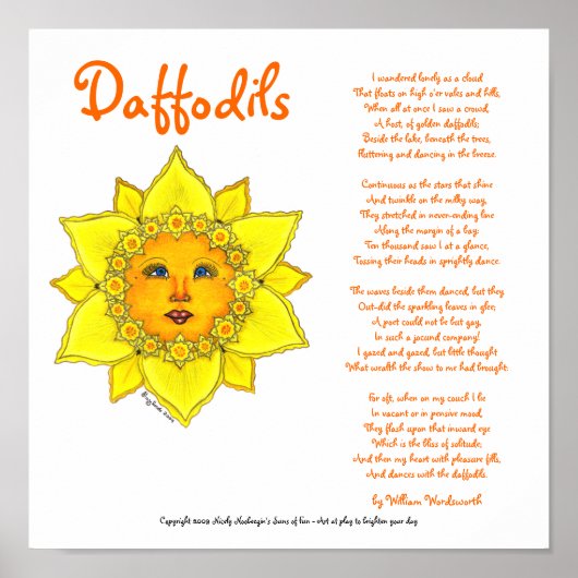 Sunny Daffodil - Poster (Devant)