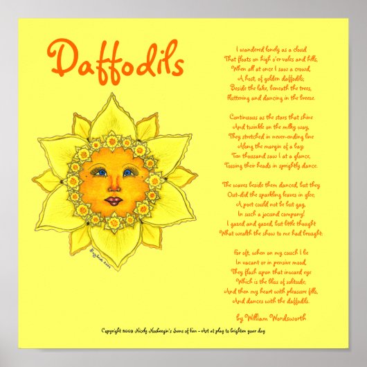 Sunny Daffodil - Poster (Devant)